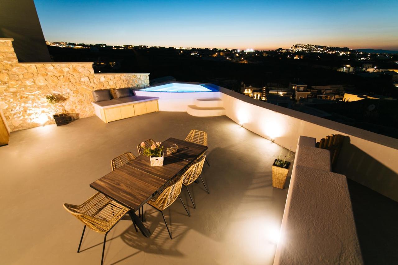 Amer Villa Santorini With Outdoor Hot Tub Vóthon Eksteriør bilde