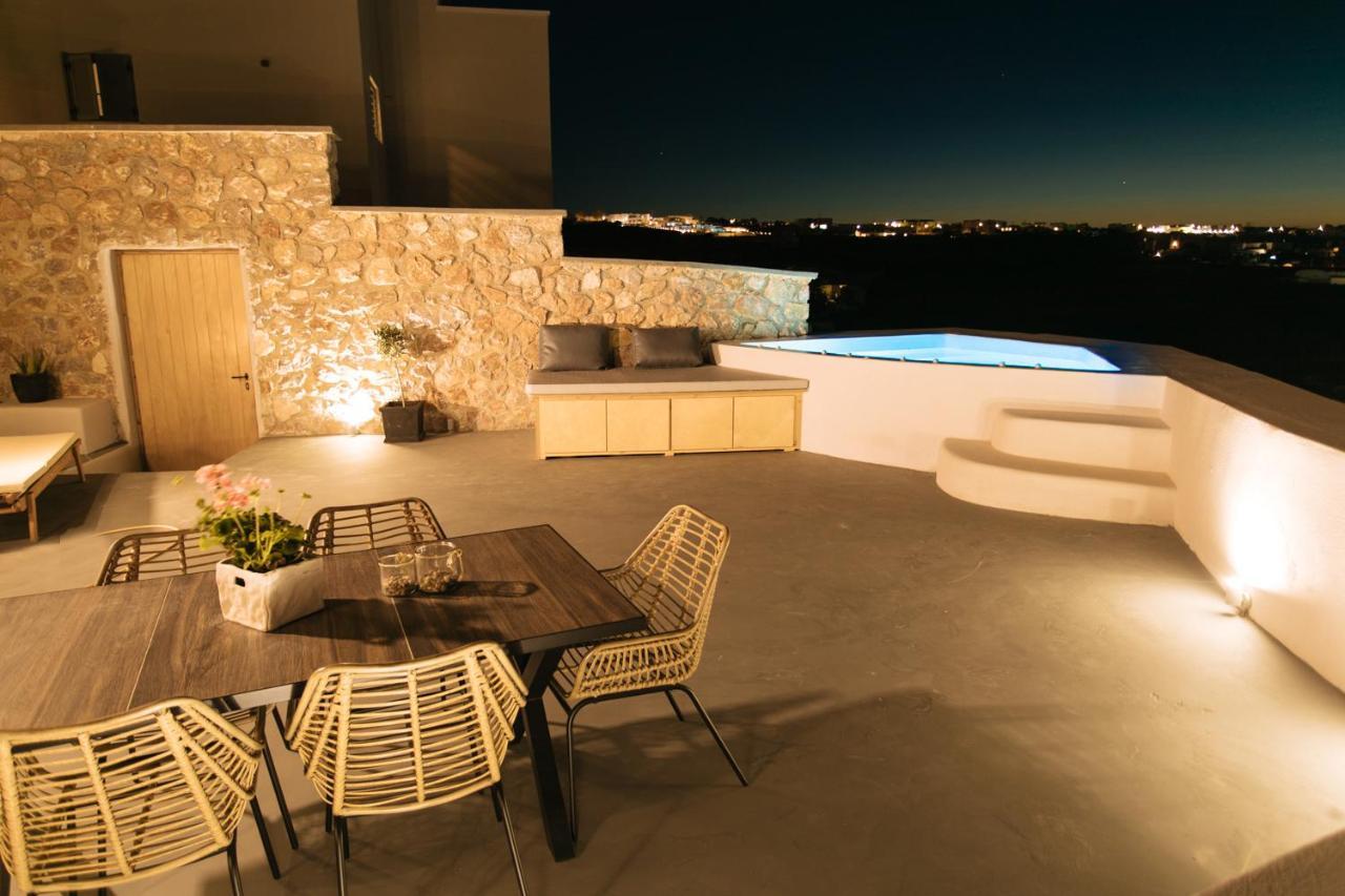 Amer Villa Santorini With Outdoor Hot Tub Vóthon Eksteriør bilde