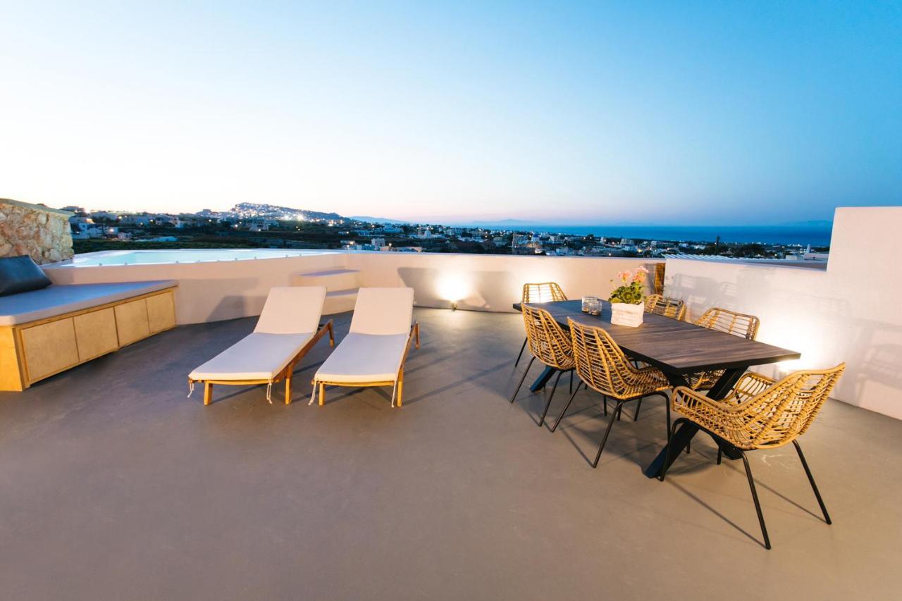 Amer Villa Santorini With Outdoor Hot Tub Vóthon Eksteriør bilde